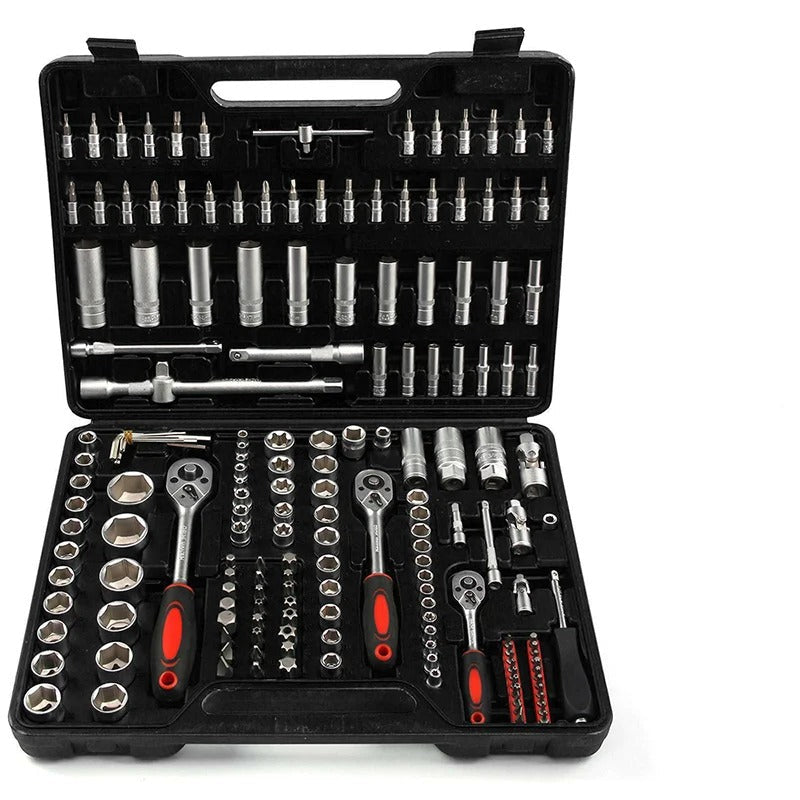 171-tlg. Ratschen-Steckschlüssel-Set 1/4″, 3/8″, 1/2″ Auto-Reparatur Werkzeug-Set